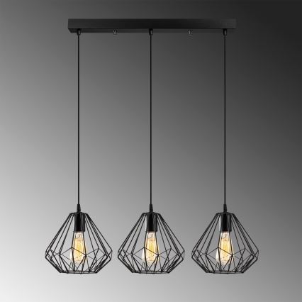 Luster na sajli DIAMOND 3xE27/100W/230V