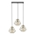Luster na sajli DIAMOND 3xE27/60W/230V zlatna