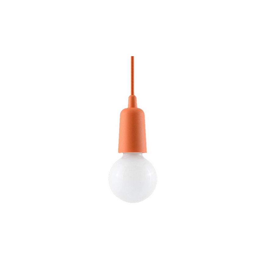 Luster na sajli DIEGO 1xE27/60W/230V narančasta