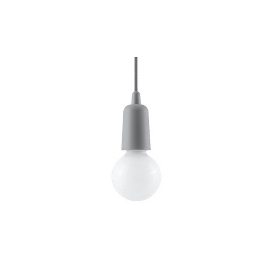 Luster na sajli DIEGO 1xE27/60W/230V siva