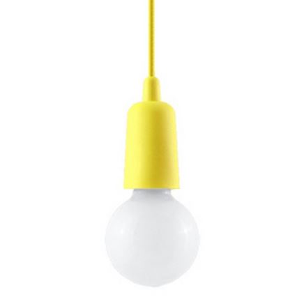 Luster na sajli DIEGO 1xE27/60W/230V žuta