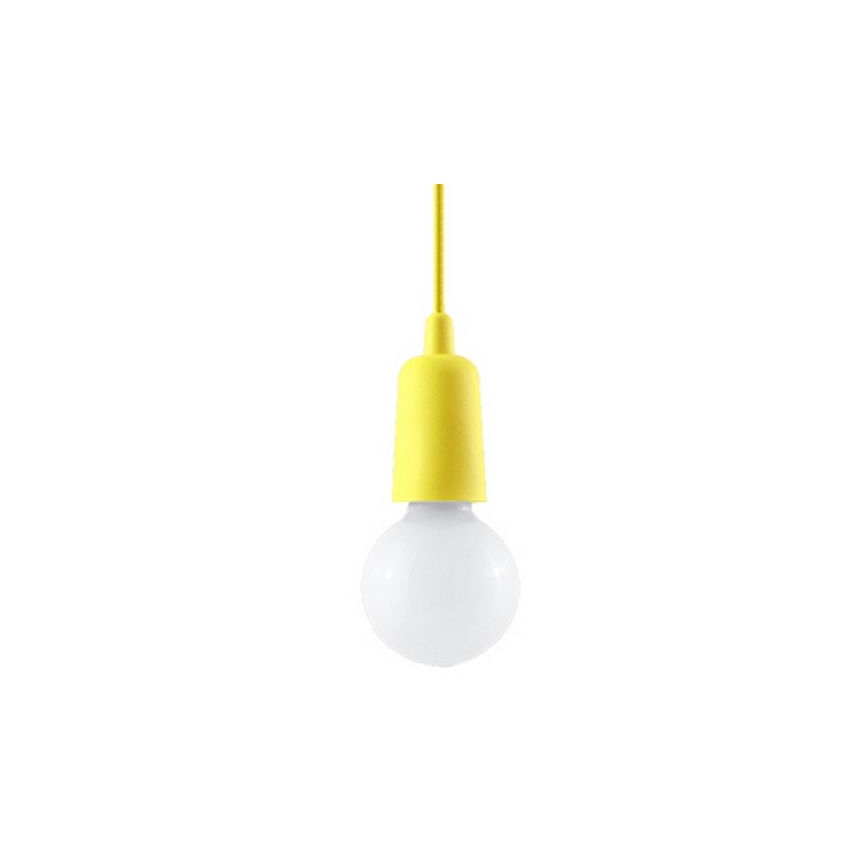 Luster na sajli DIEGO 1xE27/60W/230V žuta