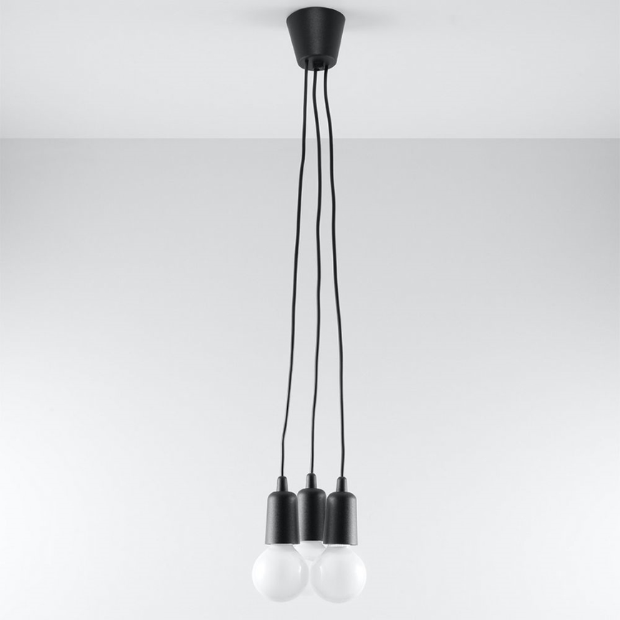 Luster na sajli DIEGO 3xE27/60W/230V