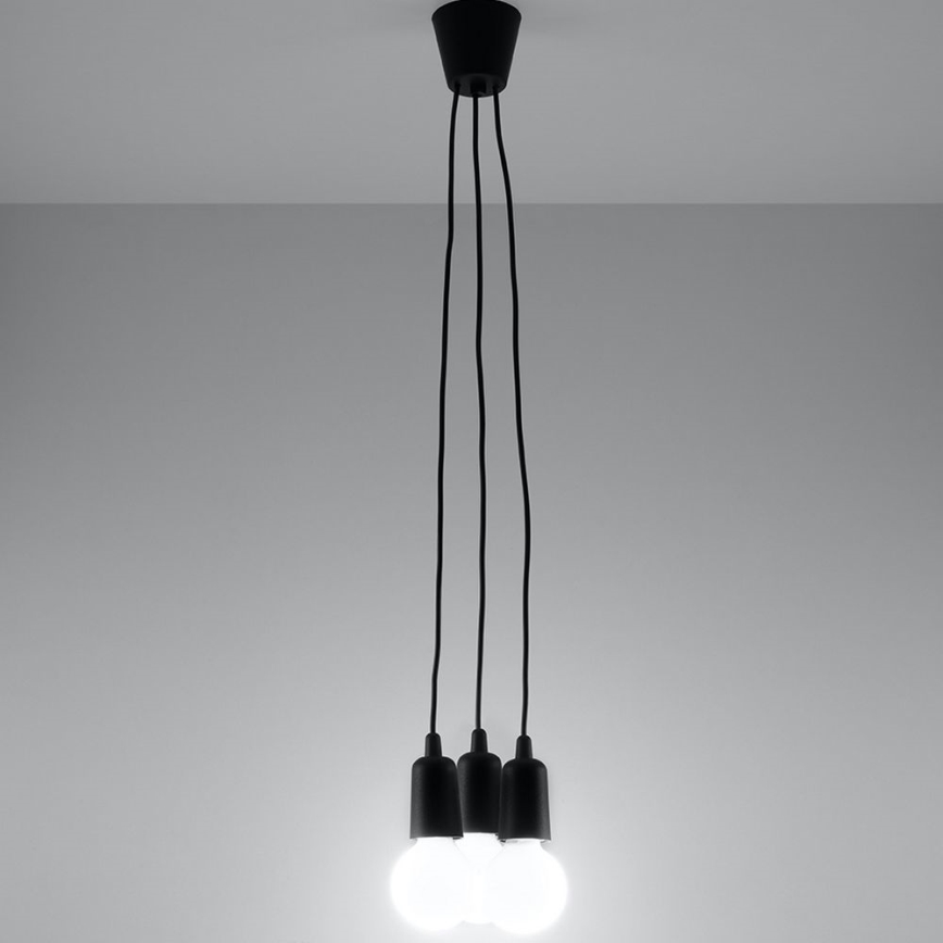 Luster na sajli DIEGO 3xE27/60W/230V