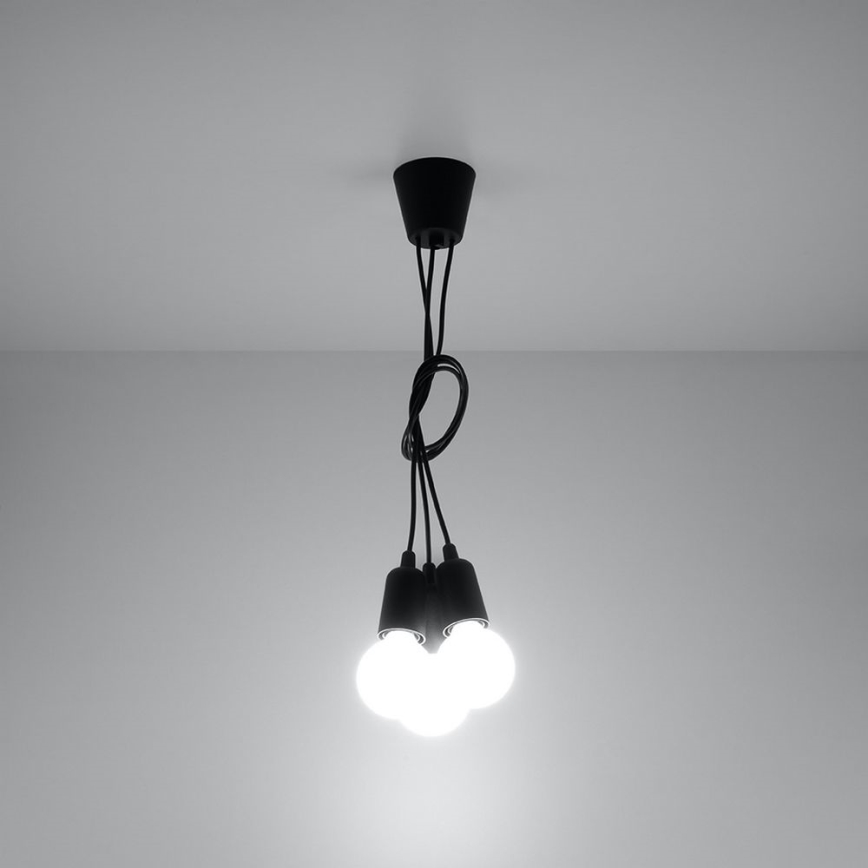Luster na sajli DIEGO 3xE27/60W/230V