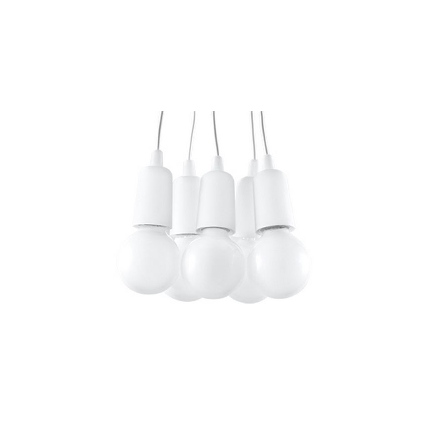 Luster na sajli DIEGO 5xE27/60W/230V