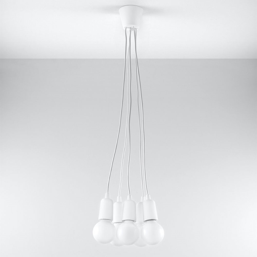 Luster na sajli DIEGO 5xE27/60W/230V