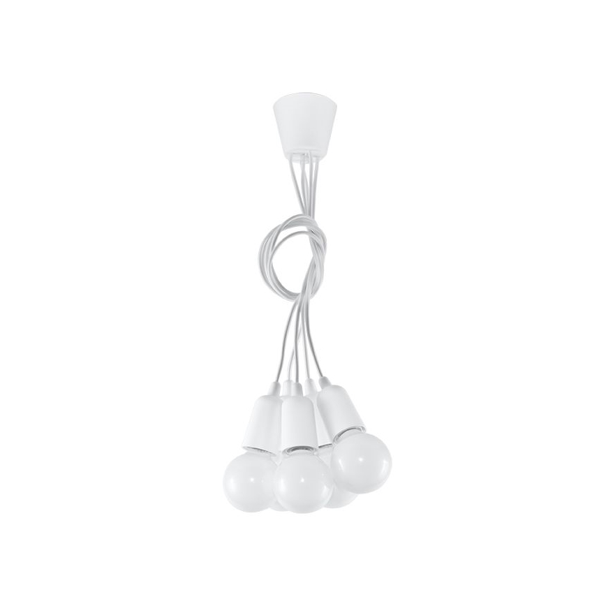 Luster na sajli DIEGO 5xE27/60W/230V