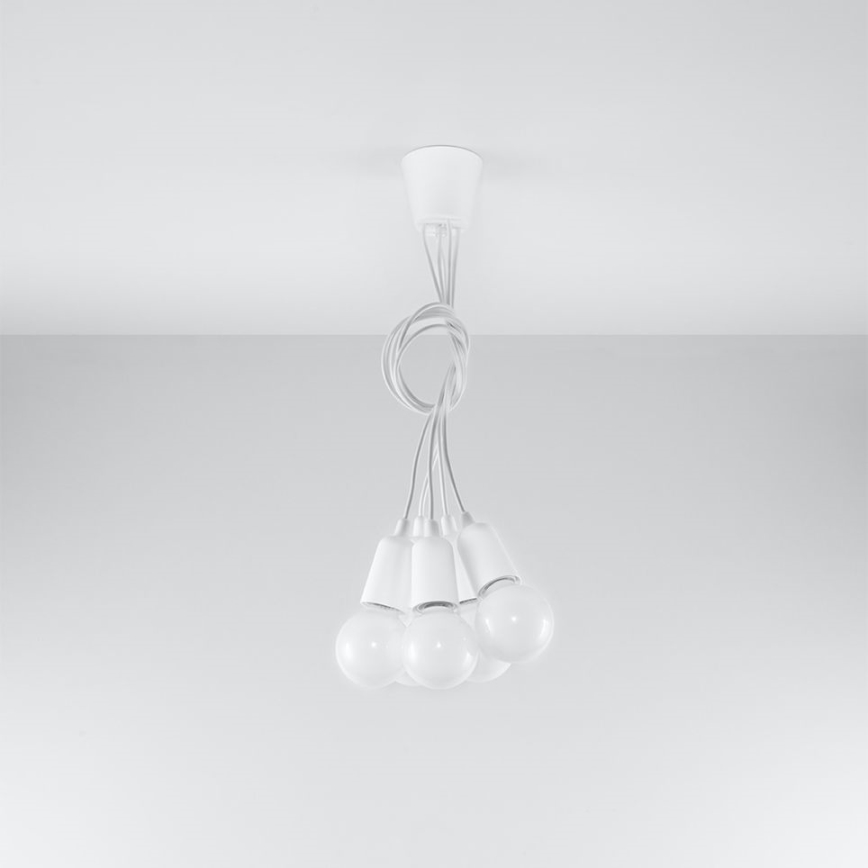 Luster na sajli DIEGO 5xE27/60W/230V