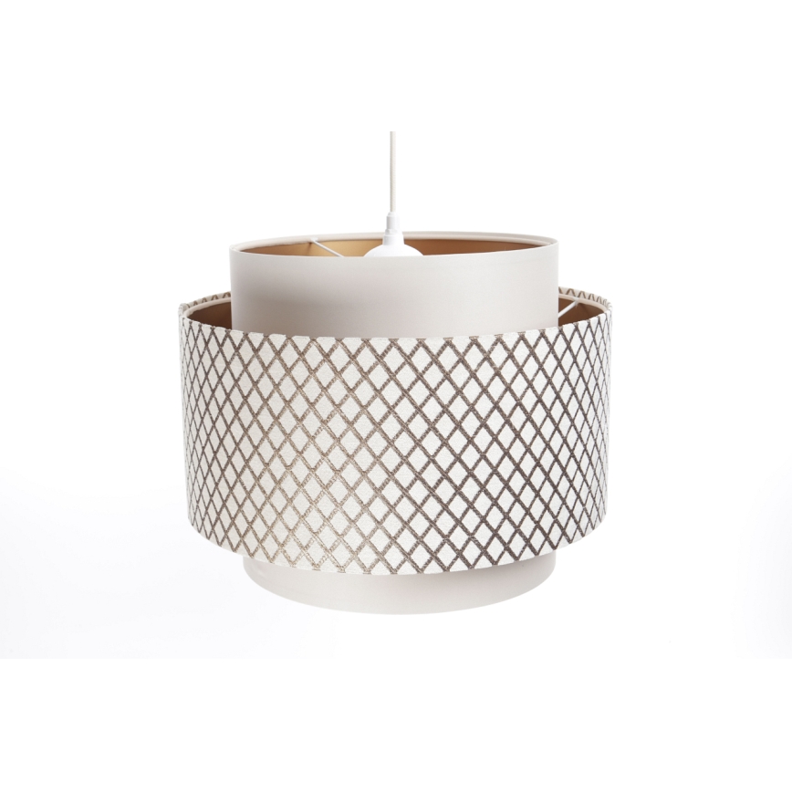 Luster na sajli DOBLO 1xE27/60W/230V bijela/bakrena