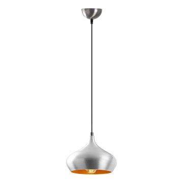 Luster na sajli DODO 1xE27/40W/230V matni krom