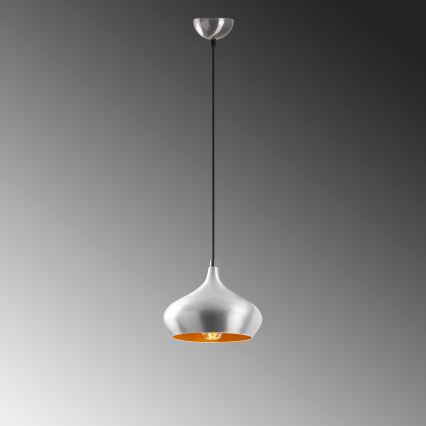 Luster na sajli DODO 1xE27/40W/230V matni krom