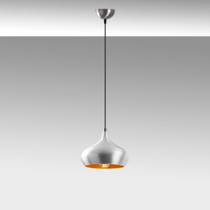 Luster na sajli DODO 1xE27/40W/230V matni krom