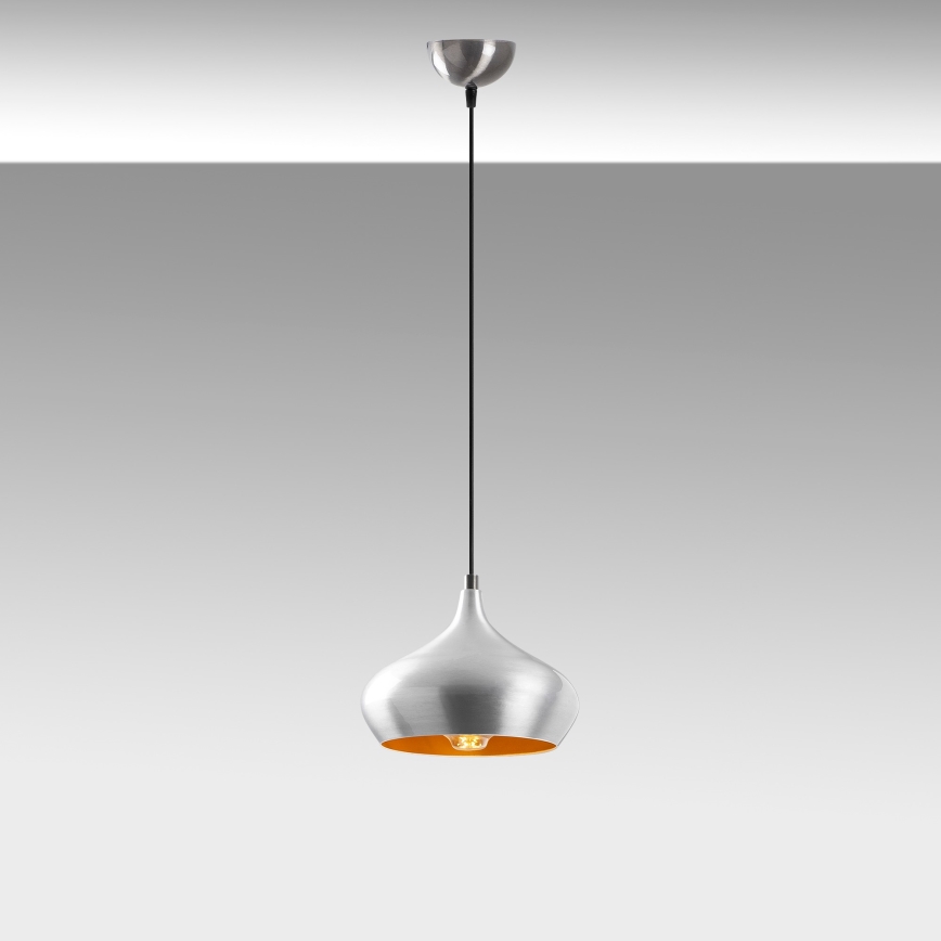 Luster na sajli DODO 1xE27/40W/230V matni krom