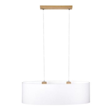 Luster na sajli DOVE 2xE27/40W/230V hrast