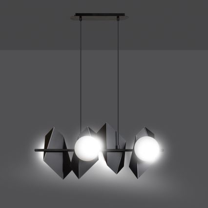 Luster na sajli DRIFTON 4xE14/10W/230V crna