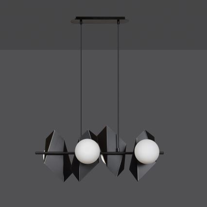 Luster na sajli DRIFTON 4xE14/10W/230V crna