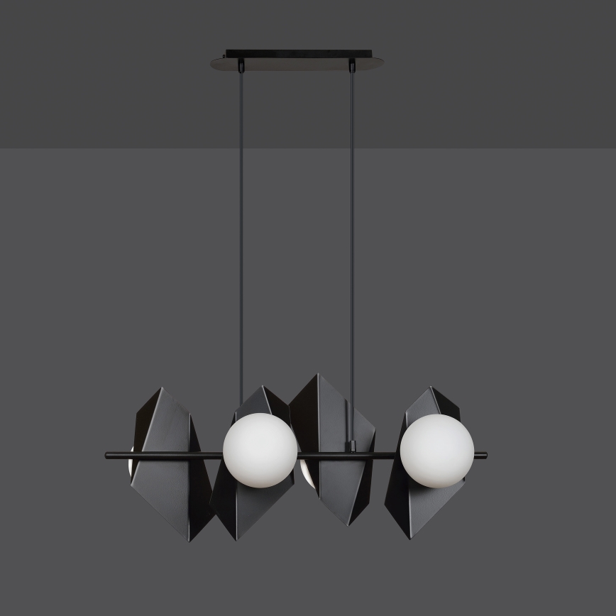 Luster na sajli DRIFTON 4xE14/10W/230V crna