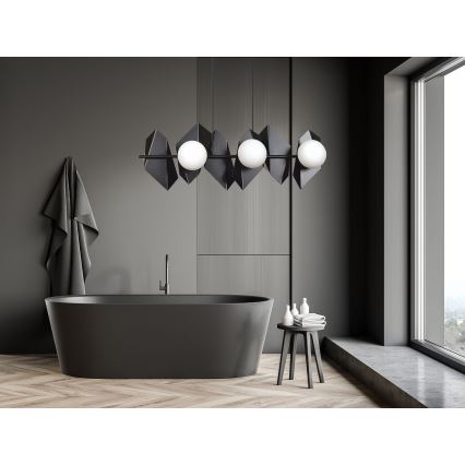 Luster na sajli DRIFTON 6xE14/10W/230V crna