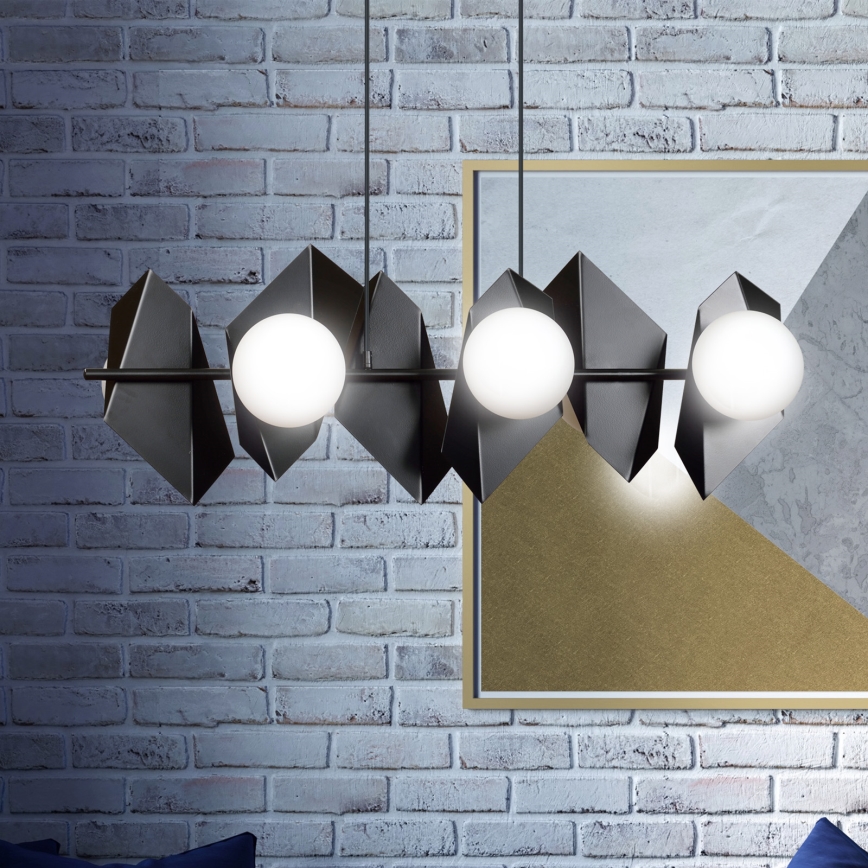 Luster na sajli DRIFTON 6xE14/10W/230V crna