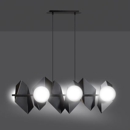 Luster na sajli DRIFTON 6xE14/10W/230V crna