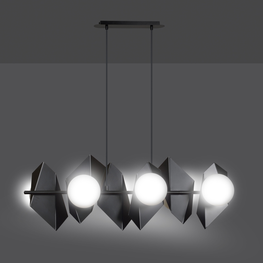 Luster na sajli DRIFTON 6xE14/10W/230V crna
