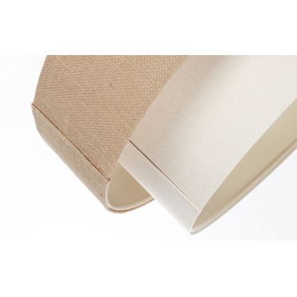 Luster na sajli DUO 1xE27/60W/230V Ø 50 cm bež/krem