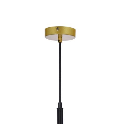 Luster na sajli DUO 3xE14/40W/230V zlatna/crna