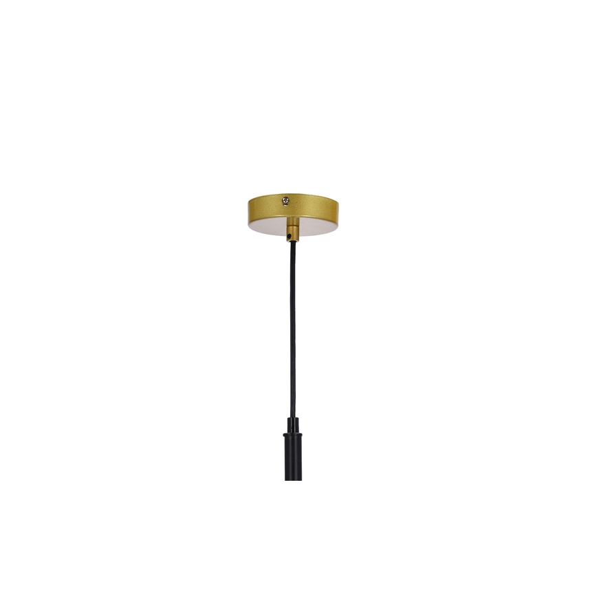 Luster na sajli DUO 3xE14/40W/230V zlatna/crna