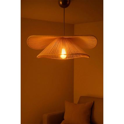 Luster na sajli DUVELA 1xE27/40W/230V bež
