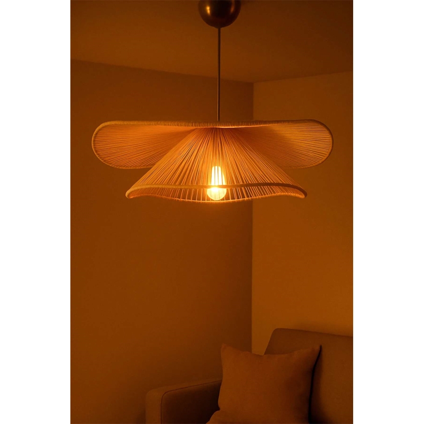 Luster na sajli DUVELA 1xE27/40W/230V bež