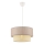 Luster na sajli ECHO 1xE27/60W/230V bež/krem