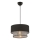 Luster na sajli ECHO 1xE27/60W/230V crna/siva