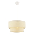 Luster na sajli ECHO 1xE27/60W/230V krem