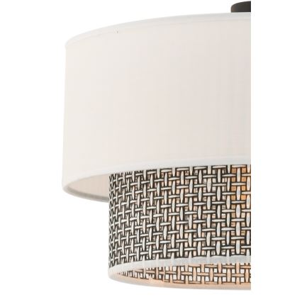 Luster na sajli ECHO 1xE27/60W/230V krem/siva