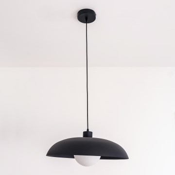 Luster na sajli ECLIPSE 1xE27/15W/230V crna