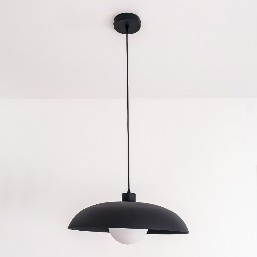 Luster na sajli ECLIPSE 1xE27/15W/230V crna