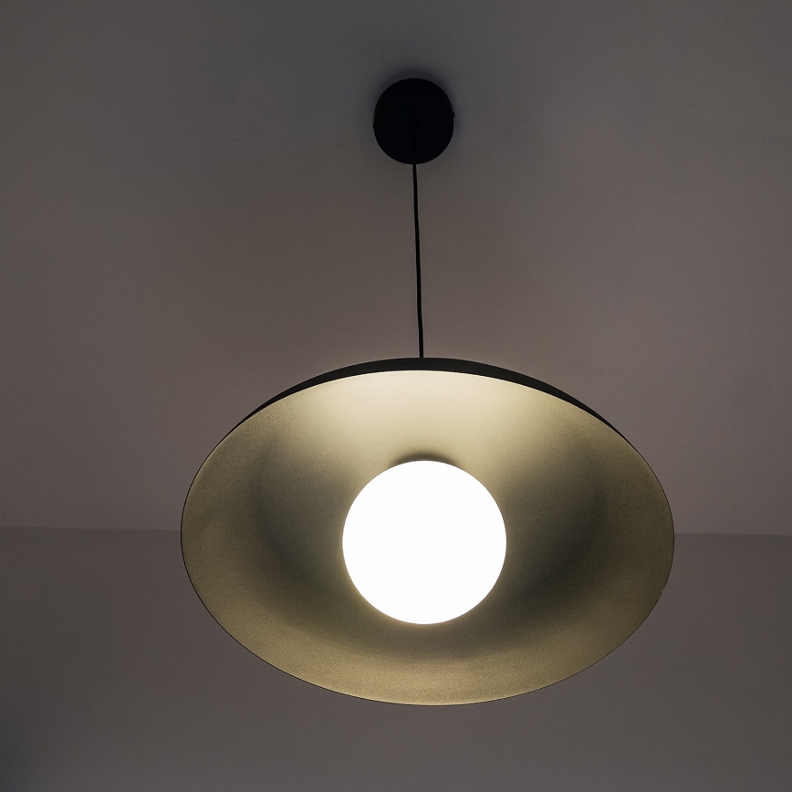 Luster na sajli ECLIPSE 1xE27/15W/230V crna
