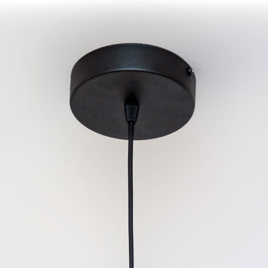 Luster na sajli ECLIPSE 1xE27/15W/230V crna/zlatna