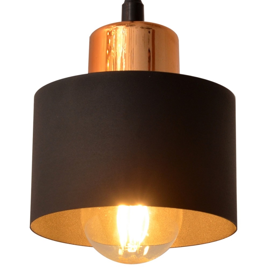 Luster na sajli EDISON 1xE27/15W/230V