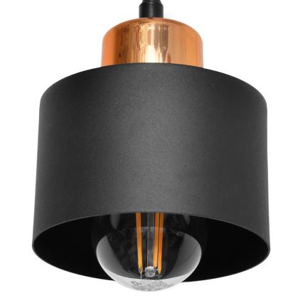 Luster na sajli EDISON 1xE27/15W/230V