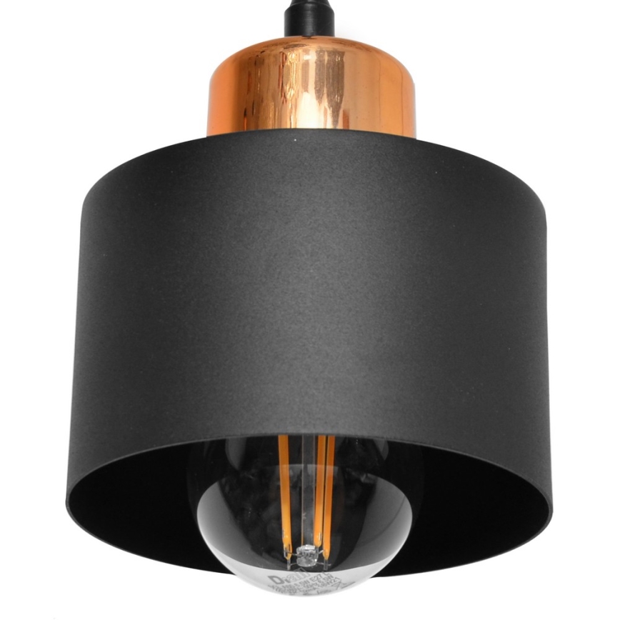Luster na sajli EDISON 1xE27/15W/230V