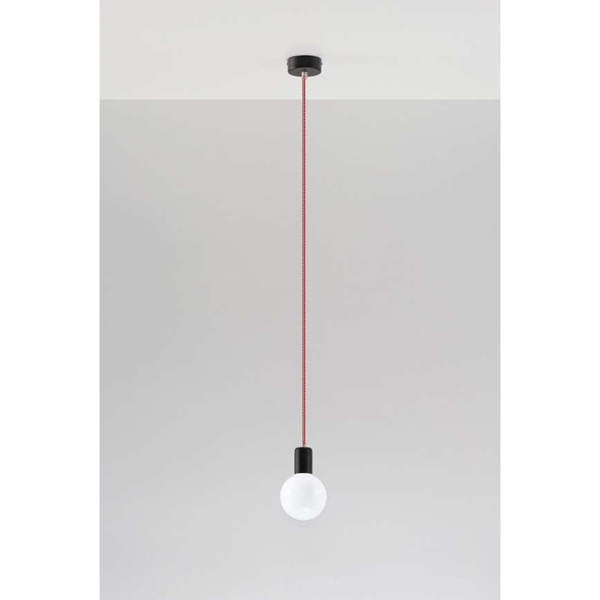 Luster na sajli EDISON 1xE27/60W/230V