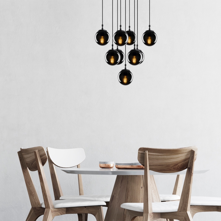 Luster na sajli EFE 9xE27/40W/230V