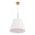 Luster na sajli ELENA 1xE27/20W/230V bijela