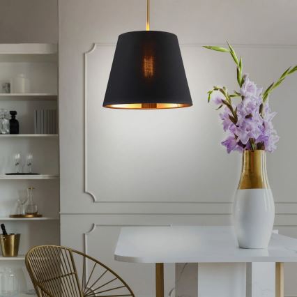 Luster na sajli ELENA 1xE27/20W/230V crna