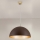 Luster na sajli ELIANO 1xE27/60W/230V pr. 50 cm smeđa/zlatna