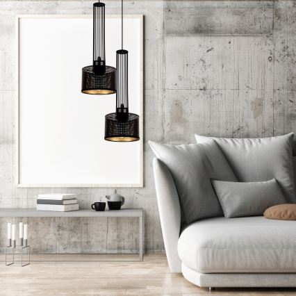 Luster na sajli ELIS 2xE27/60W/230V pr. 30 cm