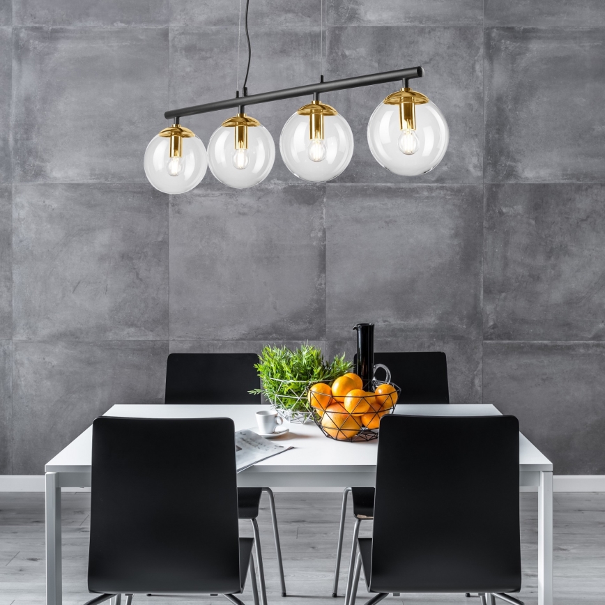Luster na sajli ELOISE 4xE14/15W/230V