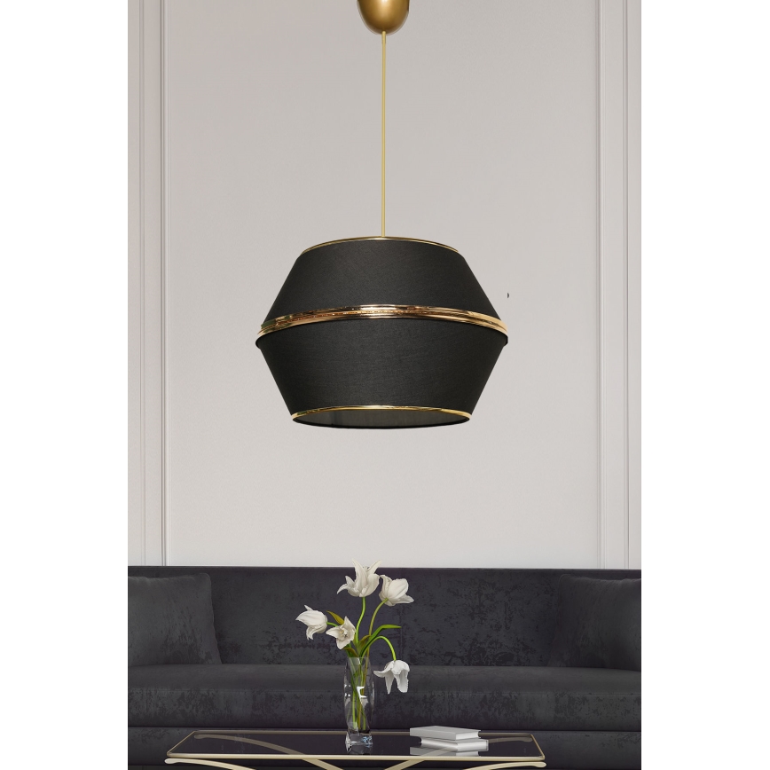 Luster na sajli ESCAPE 1xE27/60W/230V crna